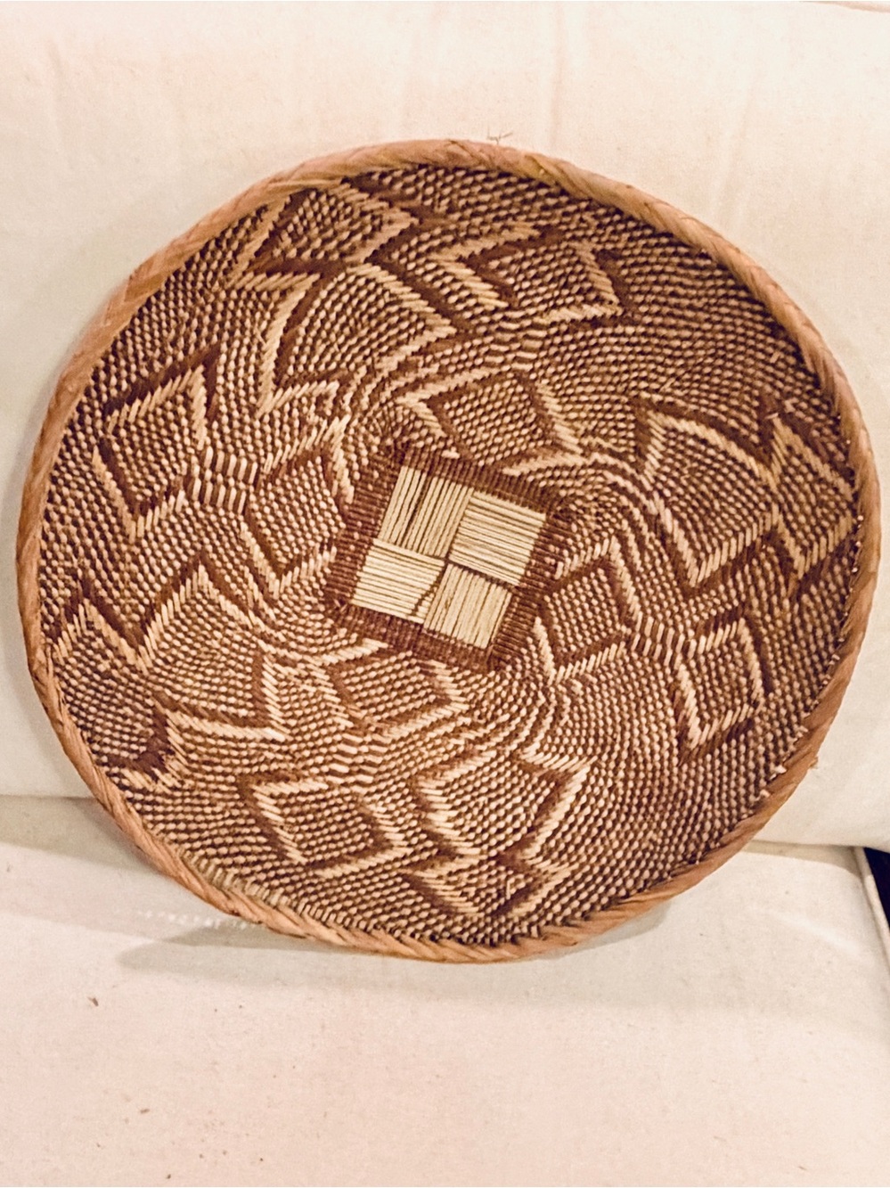 NEW Africa Woven Basket. Made by the Binga people of Zambia/Zimbabwe
